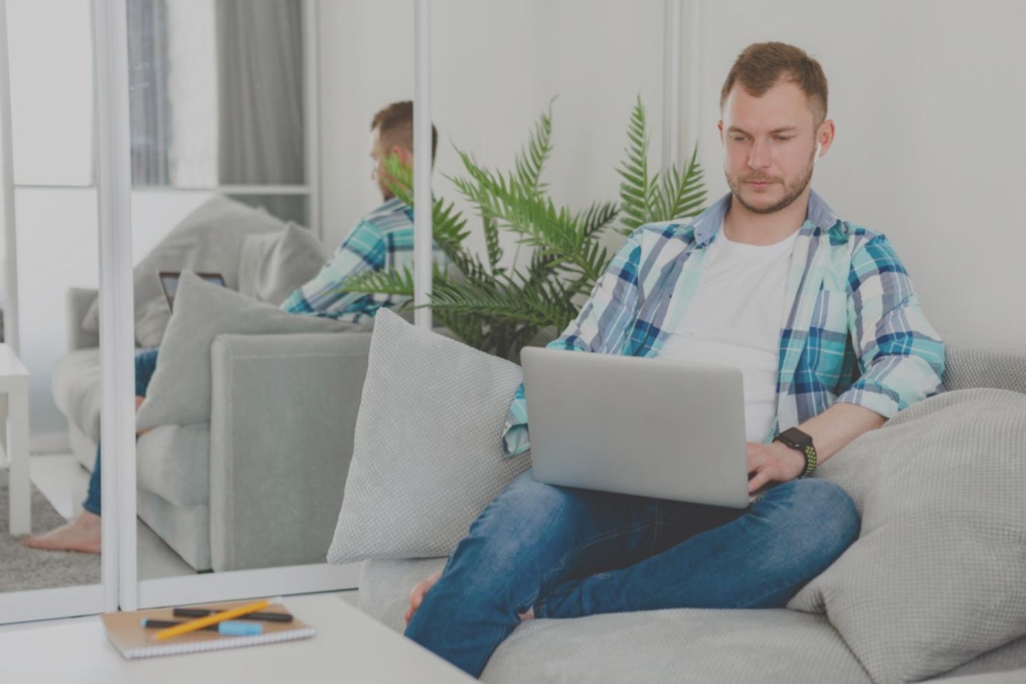 Financial planning workspace with documents and calculator